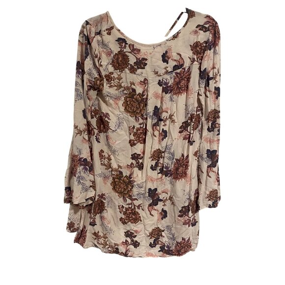 Free People Heartbeat Floral Tunic‎ Size M - Picture 5 of 7